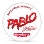 Pablo Strawberry Lychee 50mg Nicotine Pouches in Dubai, UAE