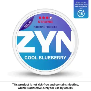 Zyn Cool Blueberry 11mg Nicotine Pouches in Dubai, UAE