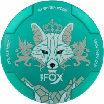 White Fox Double Mint 16mg Nicotine Pouches in Dubai, UAE