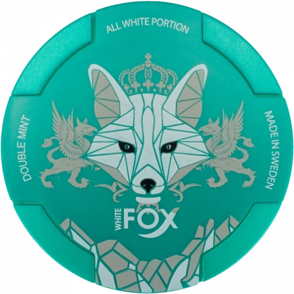 White Fox Double Mint 16mg Nicotine Pouches in Dubai, UAE